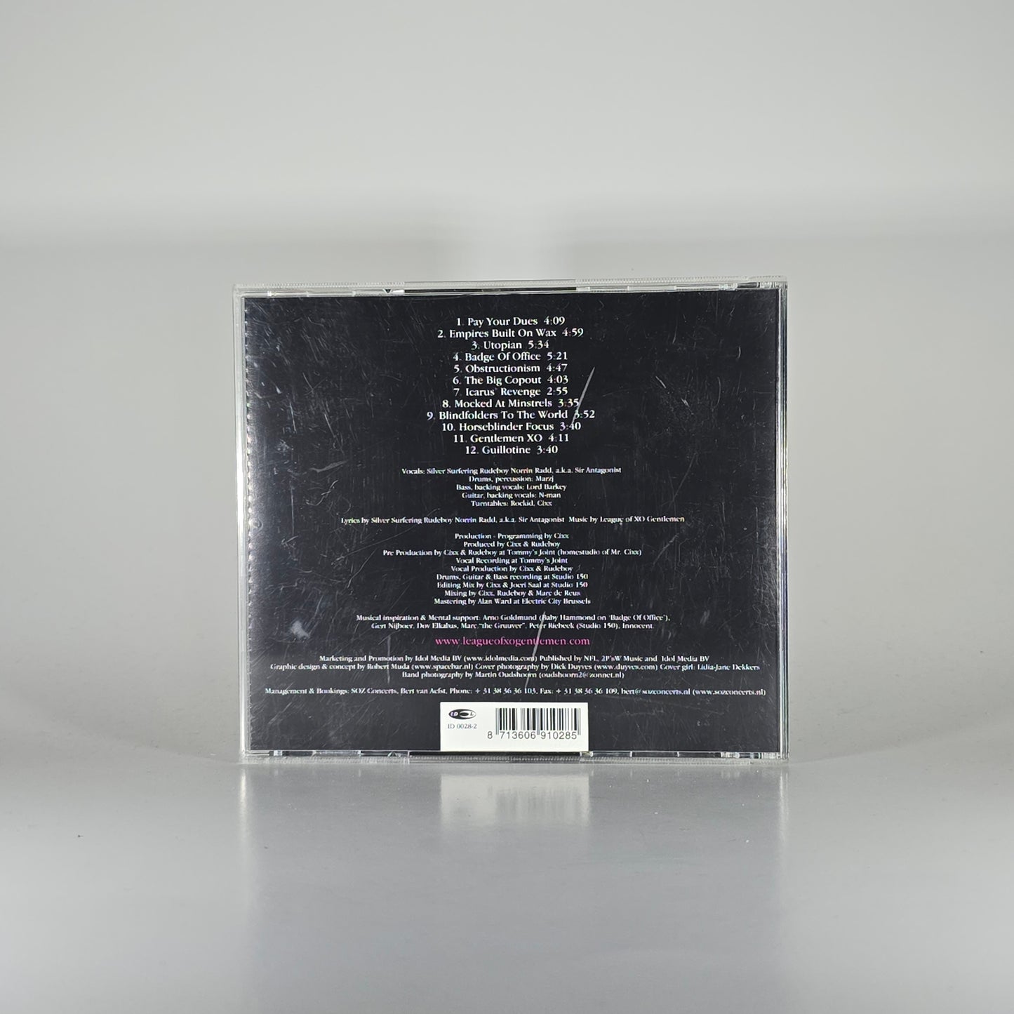 LEAGUE OF XO GENTLEMAN - SMILING AT THE CLAPTRAP CIRCUSES CD