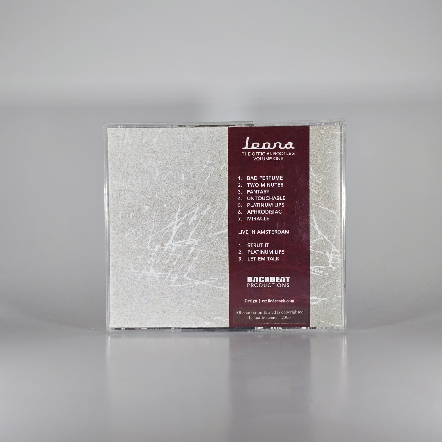 LEONA - THE OFFICIAL BOOTLEG CD