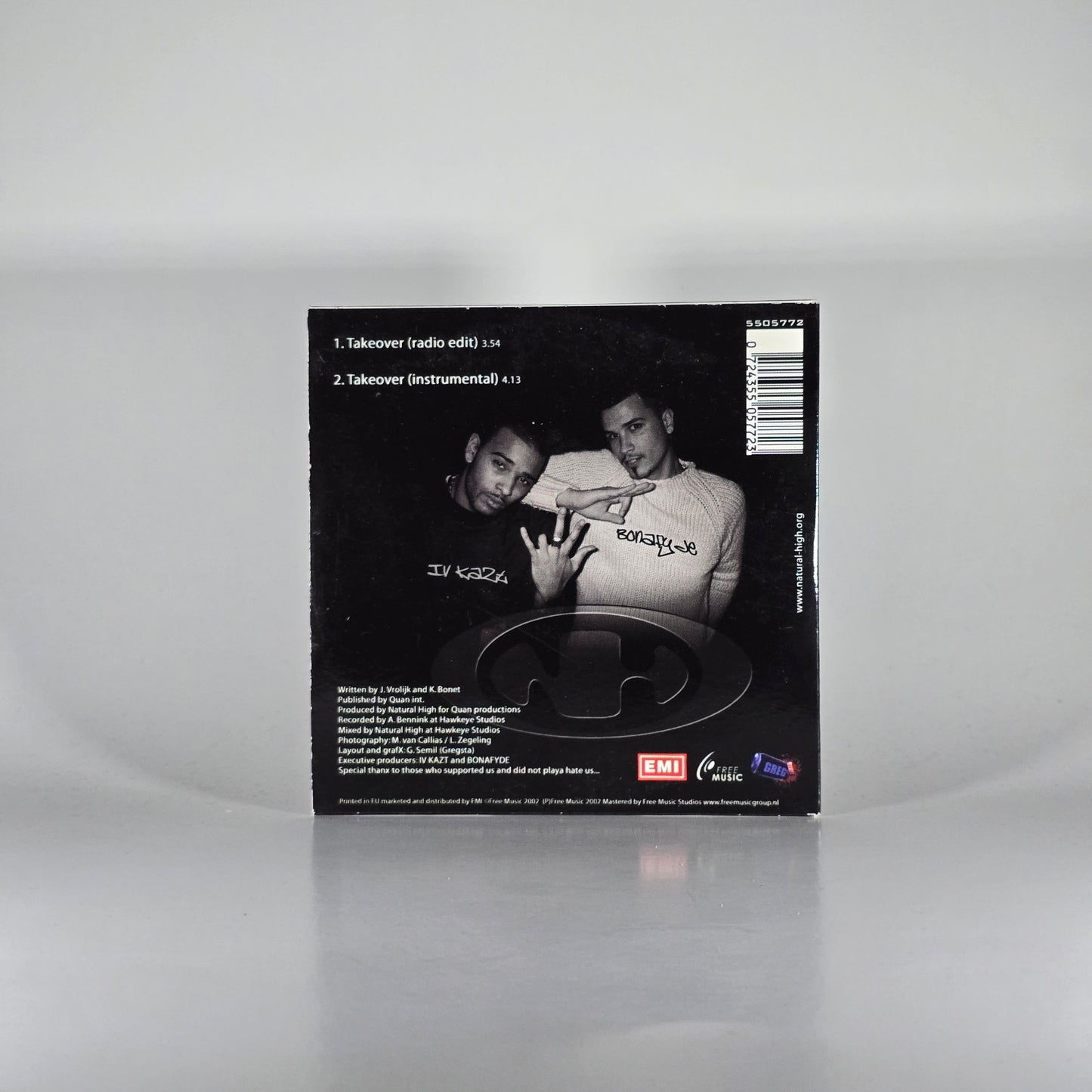 NATURAL HIGH - TAKEOVER CD SINGLE