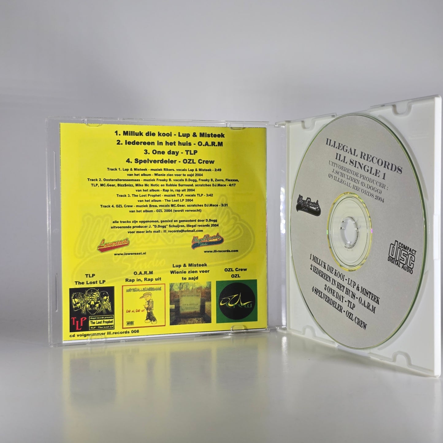 ILLEGAL RECORDS - D. DOGG PRESENTEERT DE ILL SINGLE 1 2004 CD