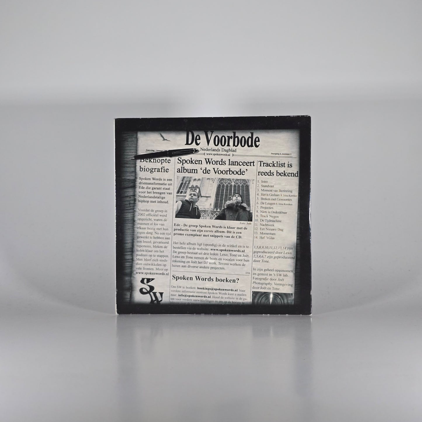 SPOKEN WORD - DE VOORBODE PROMO CD