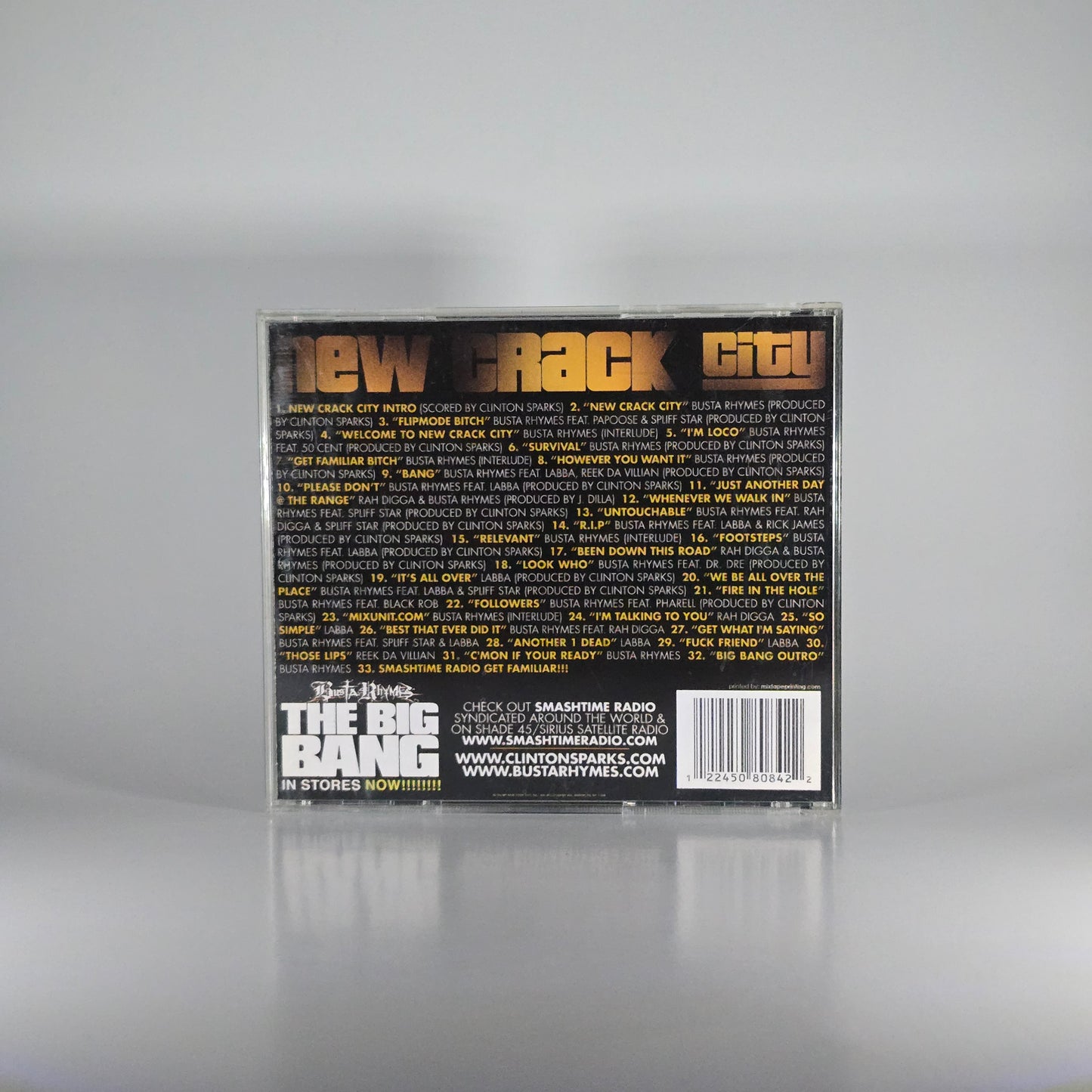 BUSTA RHYMES X CLINTON SPARKS - NEW CRACK CITY CD
