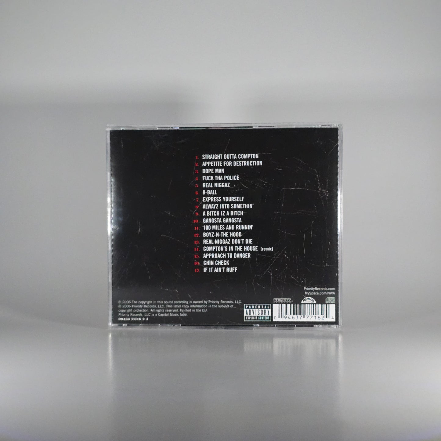 N.W.A. - THE BEST OF N.W.A. "THE STRENGTH OF STREET KNOWLEDGE" CD