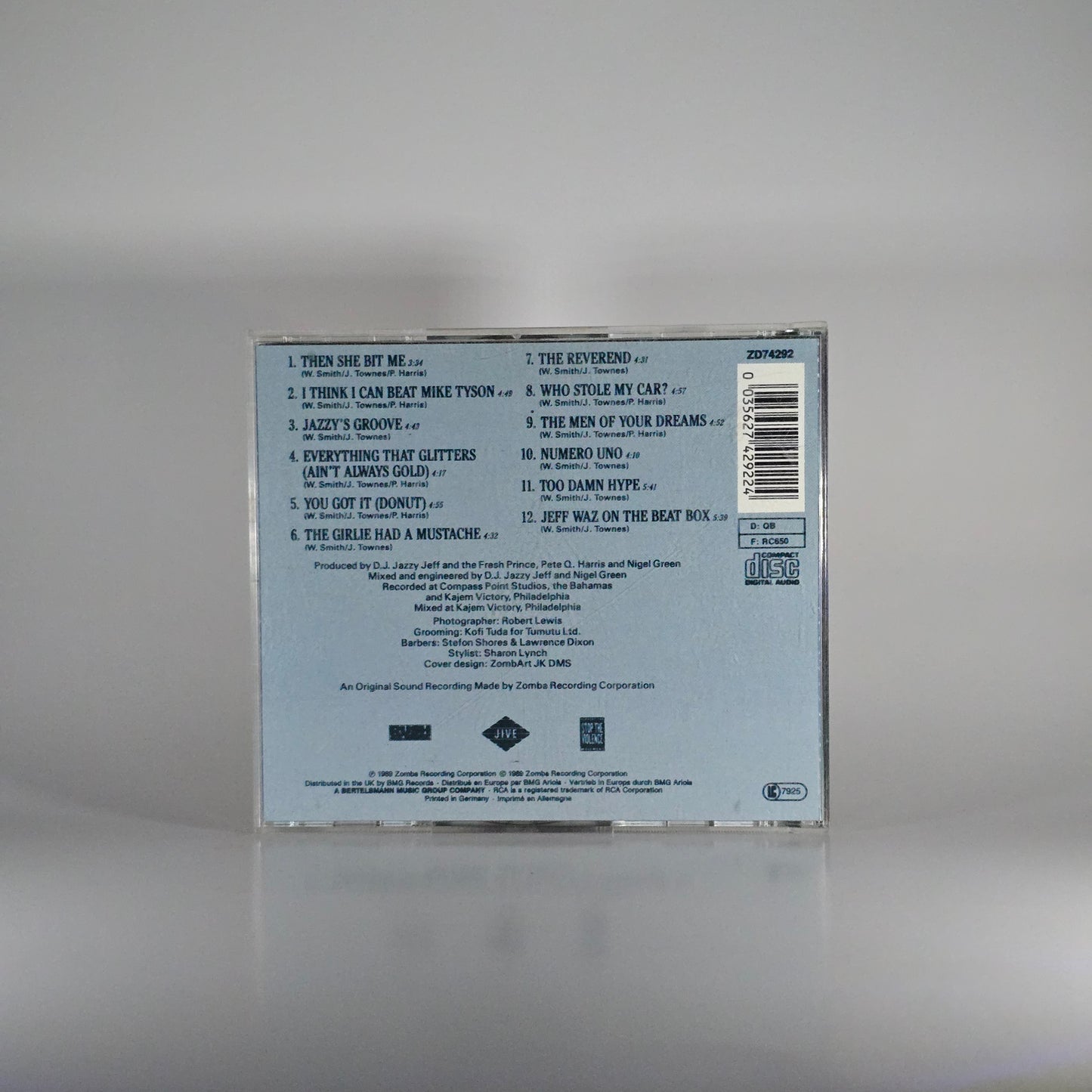 DJ JAZZY JEFF & THE FRESH PRINCE - AND IN THIS CORNER... CD