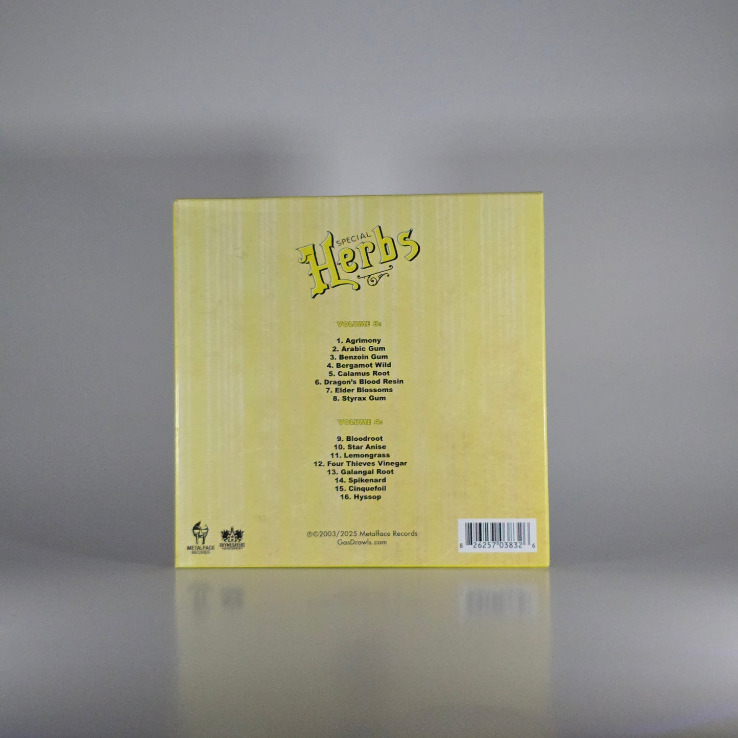 METAL FINGERS (MF DOOM) - SPECIAL HERBS 3 & 4 CD