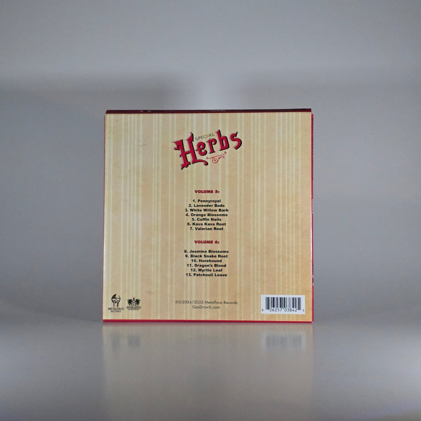 METAL FINGERS (MF DOOM) - SPECIAL HERBS 5 & 6 CD
