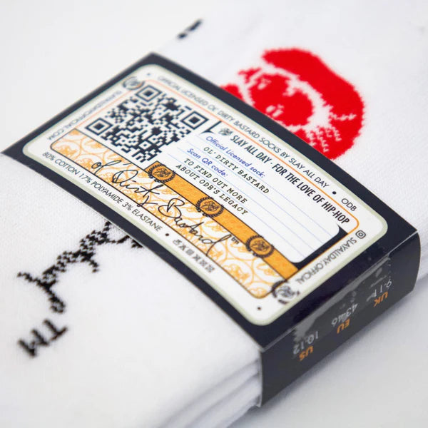OL' DIRTY BASTARD SOCKS VAN HET MERK 'SUPA DUPA GOODS' -NEW!-