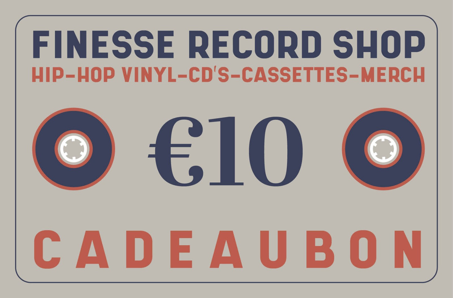GESCHENKKARTE FINESSE RECORDS SHOP