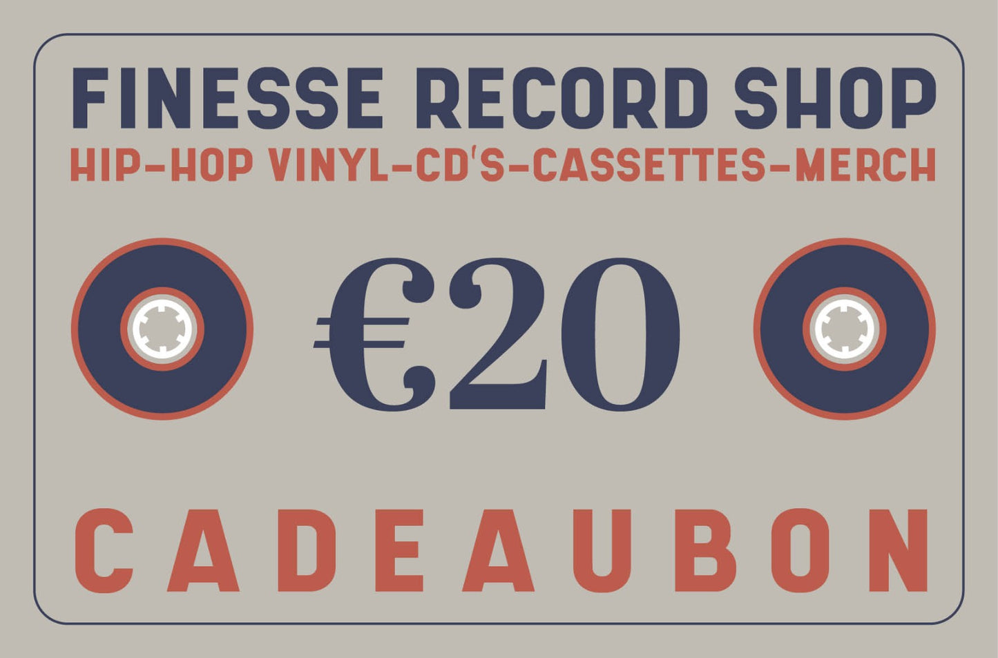 GESCHENKKARTE FINESSE RECORDS SHOP