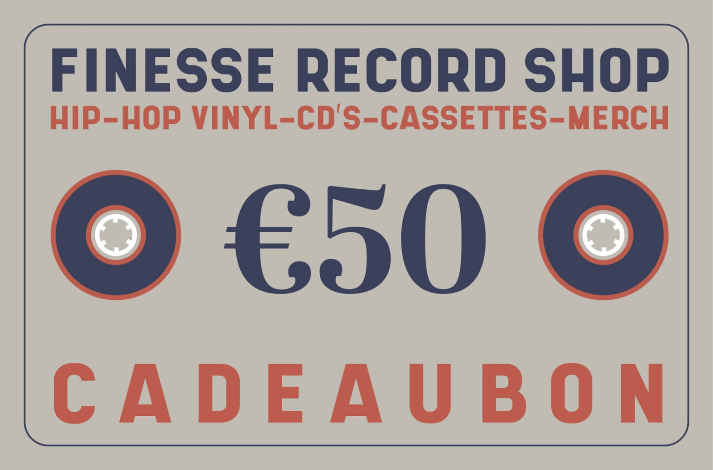 GESCHENKKARTE FINESSE RECORDS SHOP