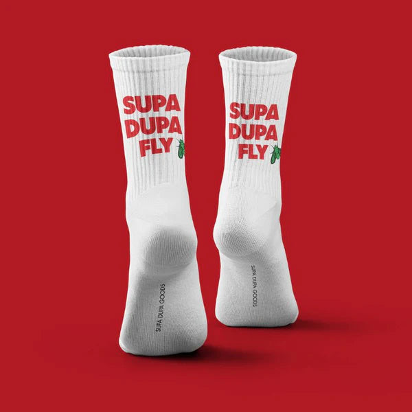 SUPA DUPA FLY SOCKS VAN HET MERK 'SUPA DUPA GOODS' -NEW!-