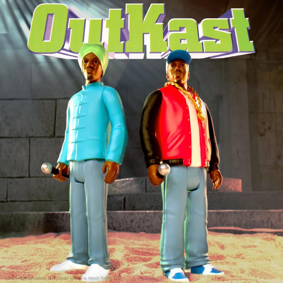 OUTKAST ATLIENS SUPER7 2 PACK ACTION FIGURES -NEW!-