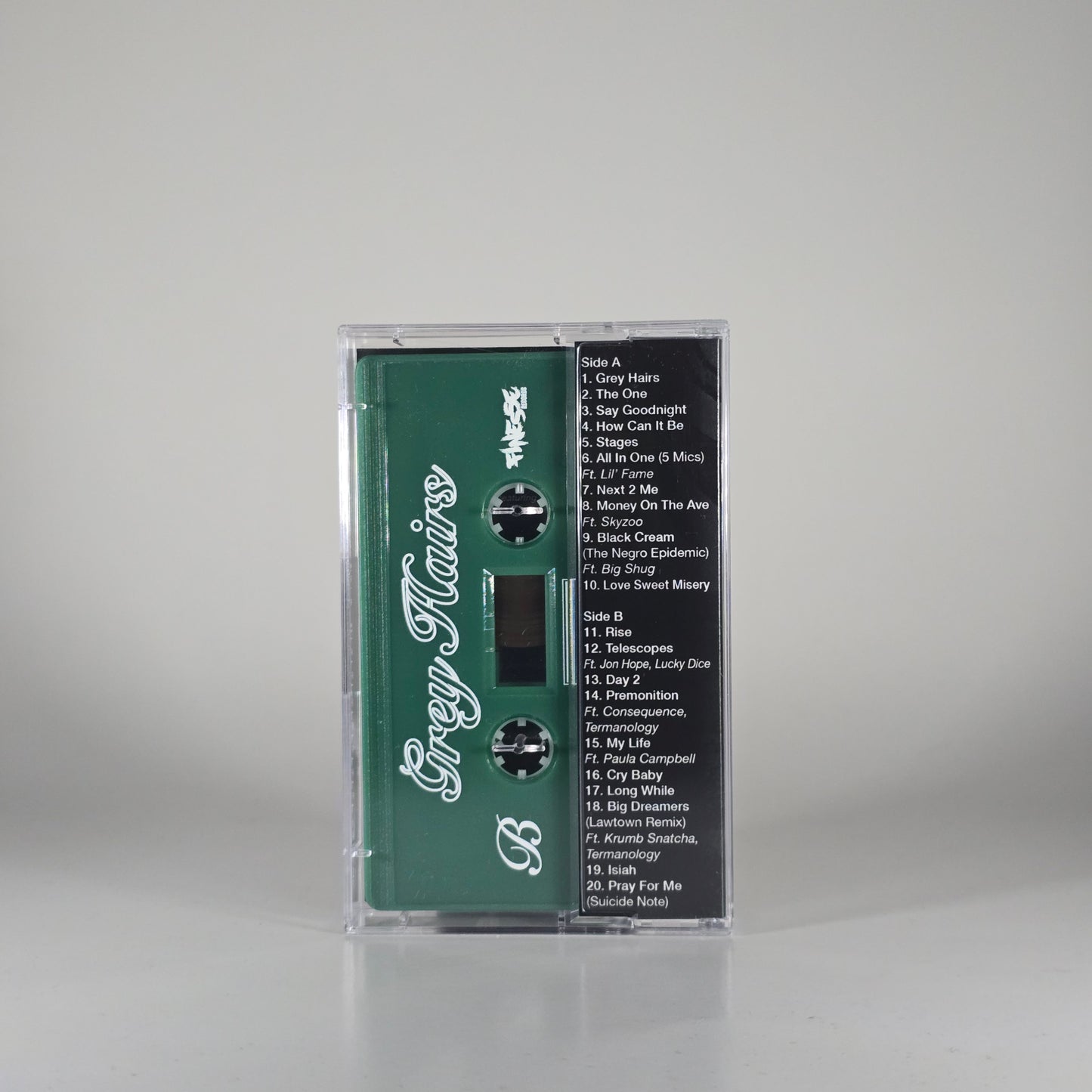 REKS - GREY HAIRS LIMITED EDITION CASSETTE, 4 DIFFERENT COLORS