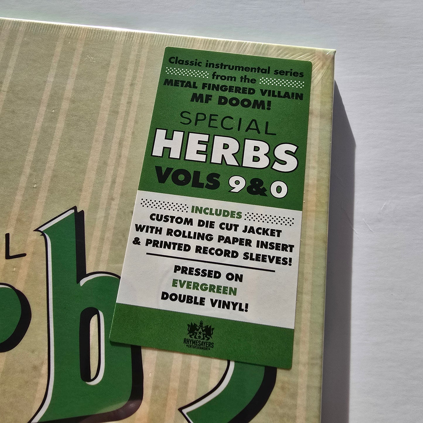 MF DOOM - METAL FINGERS PRESENTS: SPECIAL HERBS VOLS 9 & 0 (SEALED) VINYL -NEW!-