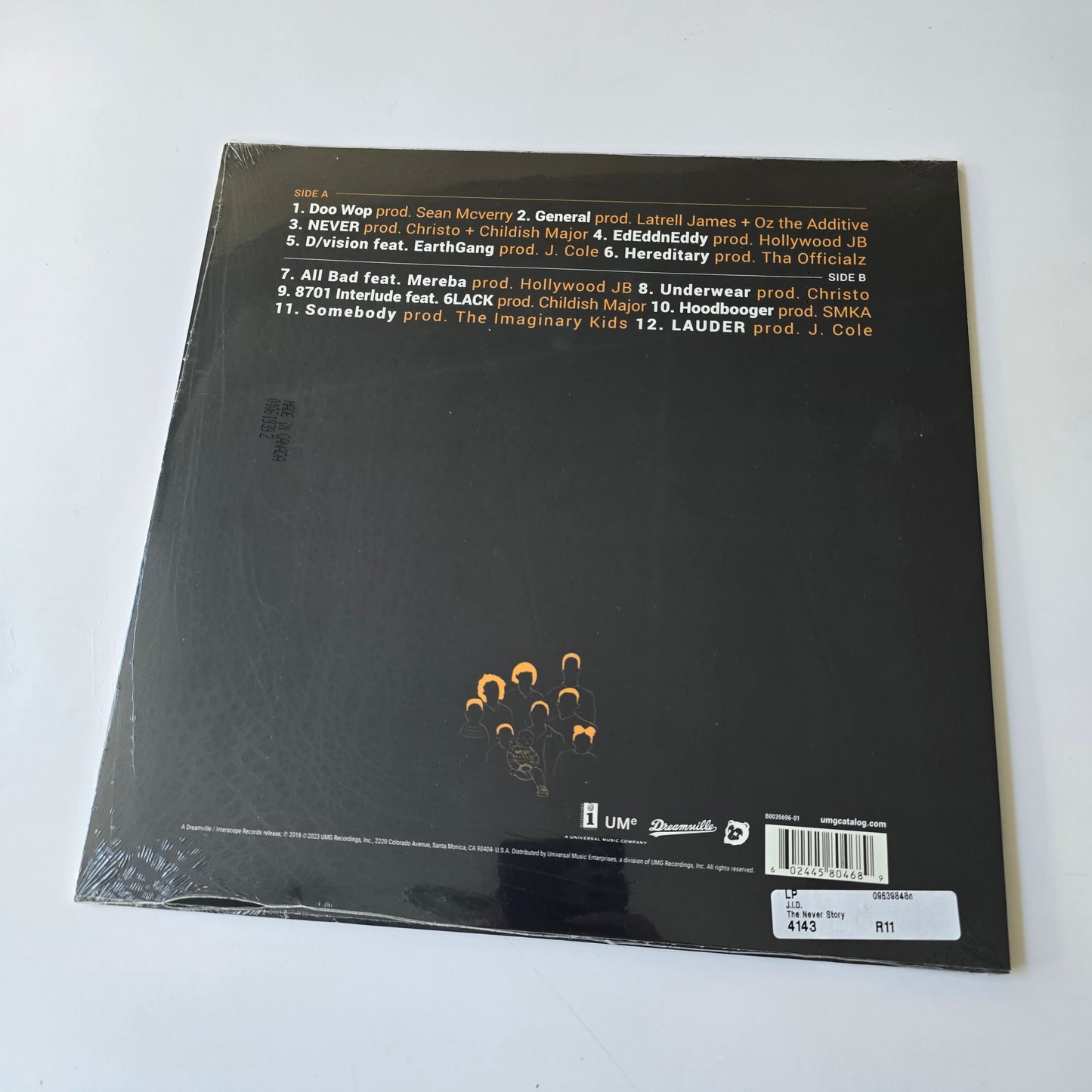 J.I.D. - THE NEVER STORY (SEALED) VINYL -NEW!-
