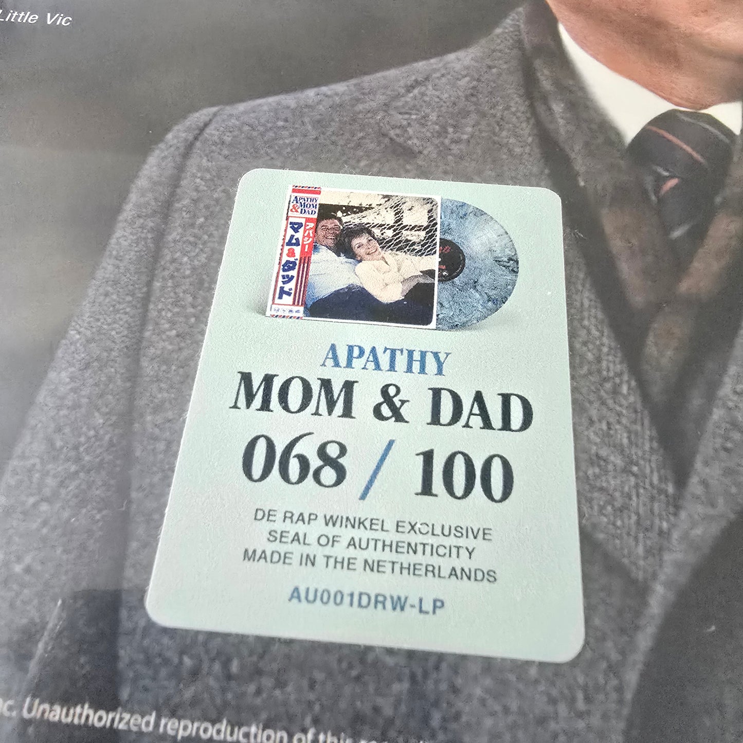 APATHY - MOM & DAD (SEALED) LIMITED EDITION, SIGNED, NUMBERED VINYL -NEW!-