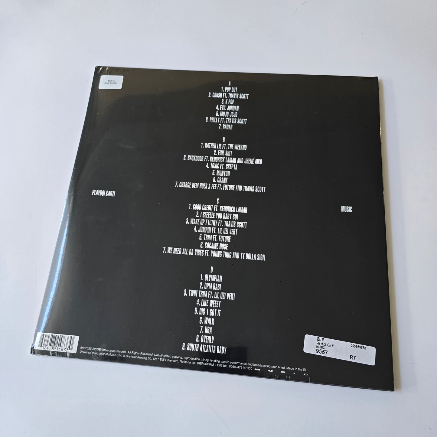 PLAYBOI CARTI - MUSIC (SEALED) VINYL -NEW!-