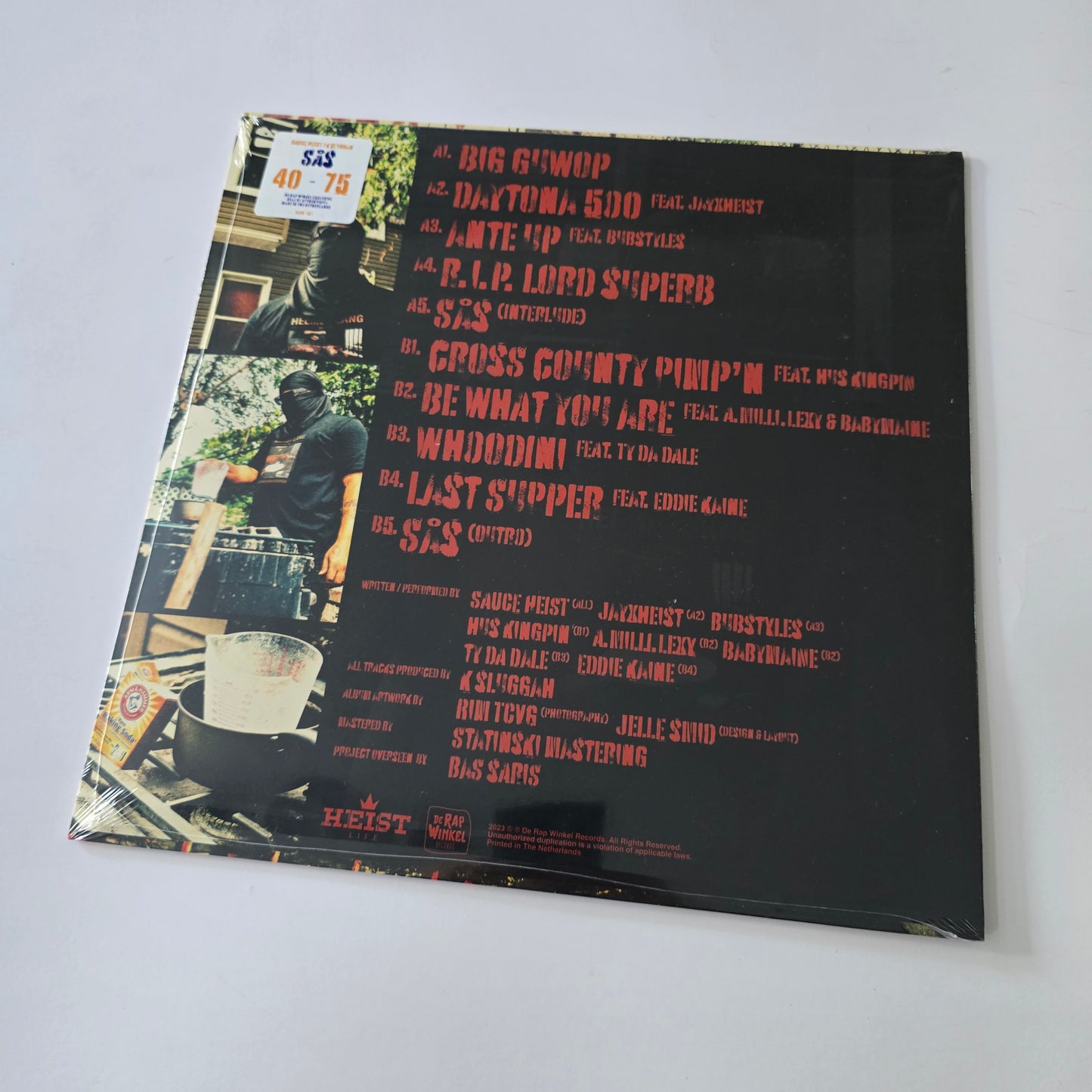 SAUCE HEIST X K-SLUGGAH - SÅS (SEALED) LIMITED EDITION SPLATTER VINYL -NEW!-