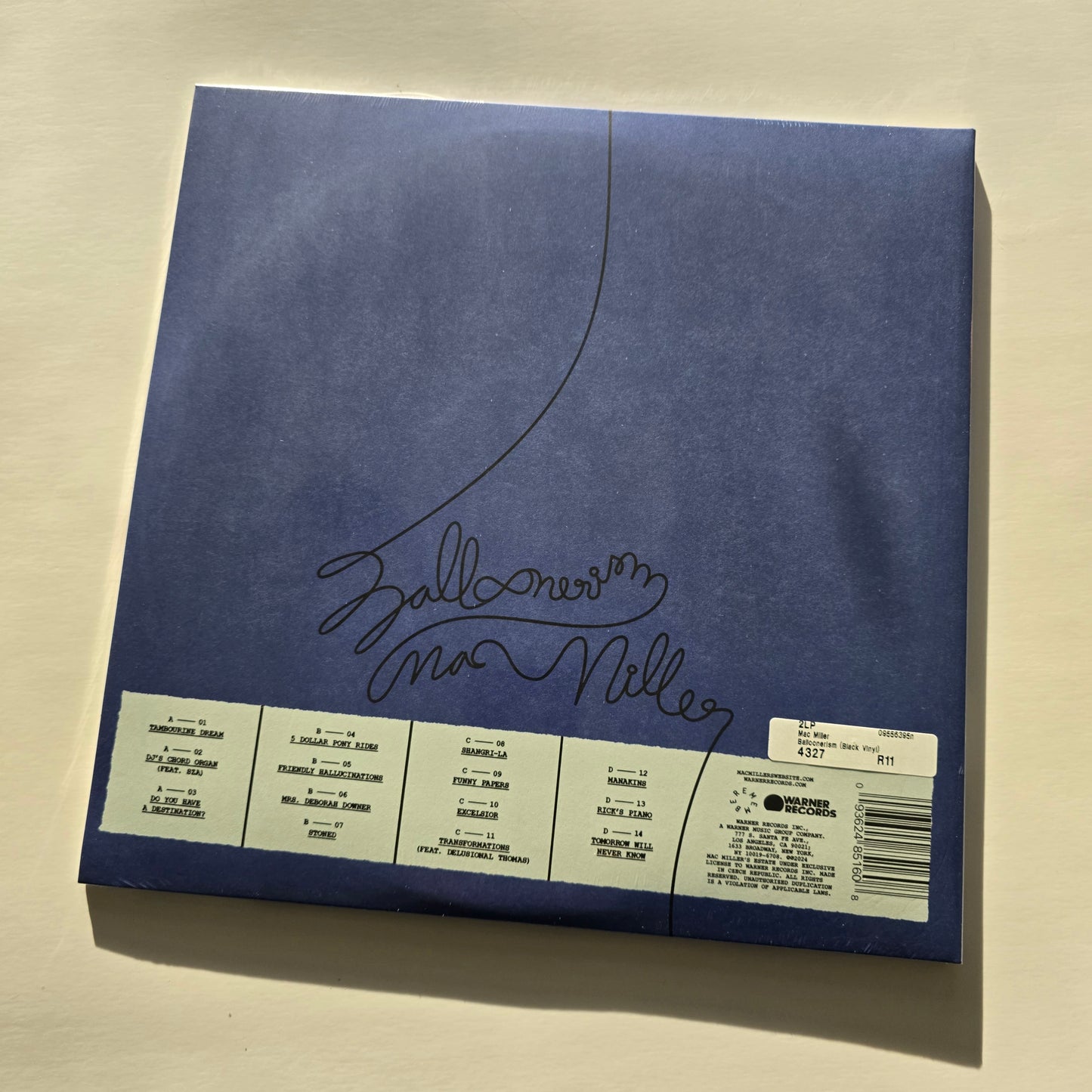 MAC MILLER - BALLOONERISM (SEALED) VINYL -NEW!-