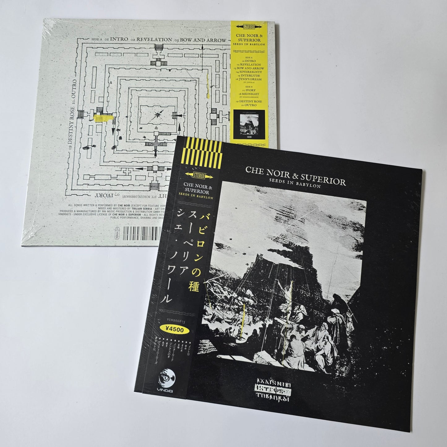 CHE NOIR & SUPERIOR - SEEDS IN BABYLON (SEALED) WHITE COLORED VINYL -NEW!-