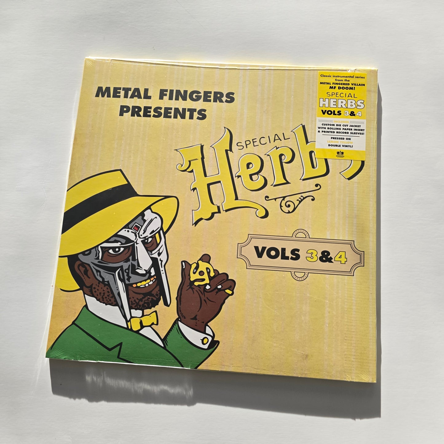 MF DOOM - METAL FINGERS PRESENTS: SPECIAL HERBS VOLS 3 & 4 (SEALED) VINYL -NEW!-