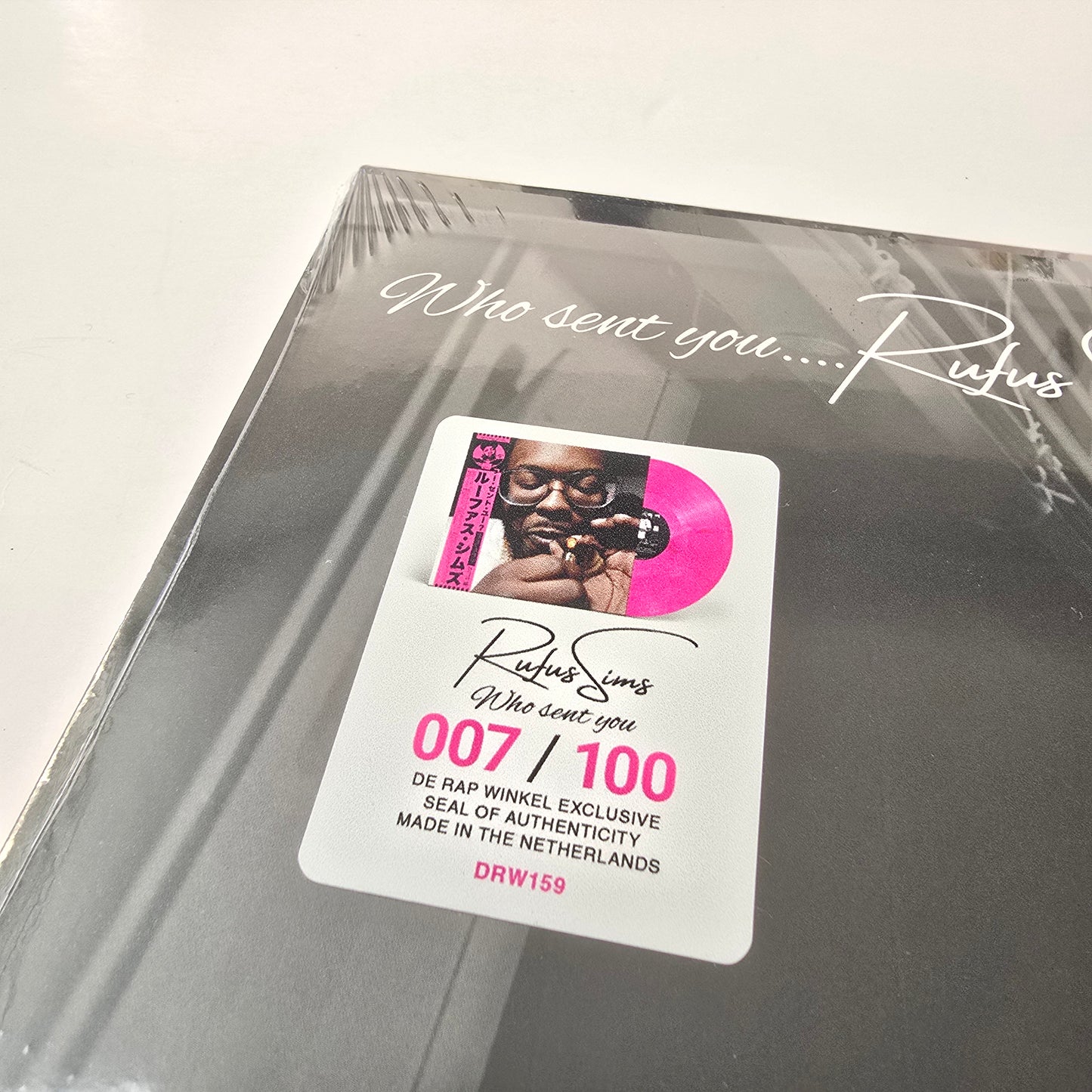 RUFUS SIMS - WHO SENT YOU... (SEALED) LIMITED EDITION WHITE COLORED VINYL -NEW!-
