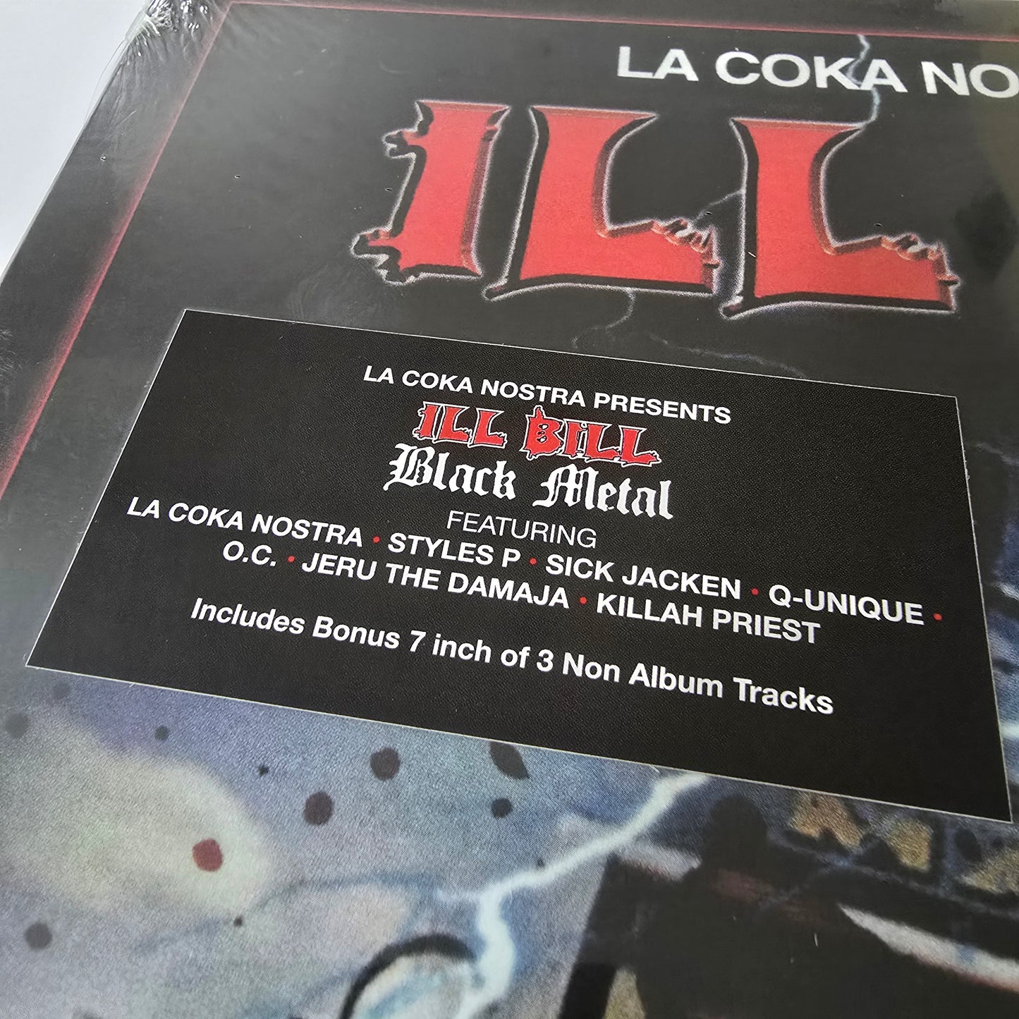 LA COKA NOSTRA PRESENTS ILL BILL - BLACK METAL (SEALED) 2X VINYL + 7" VINYL -NEW!-