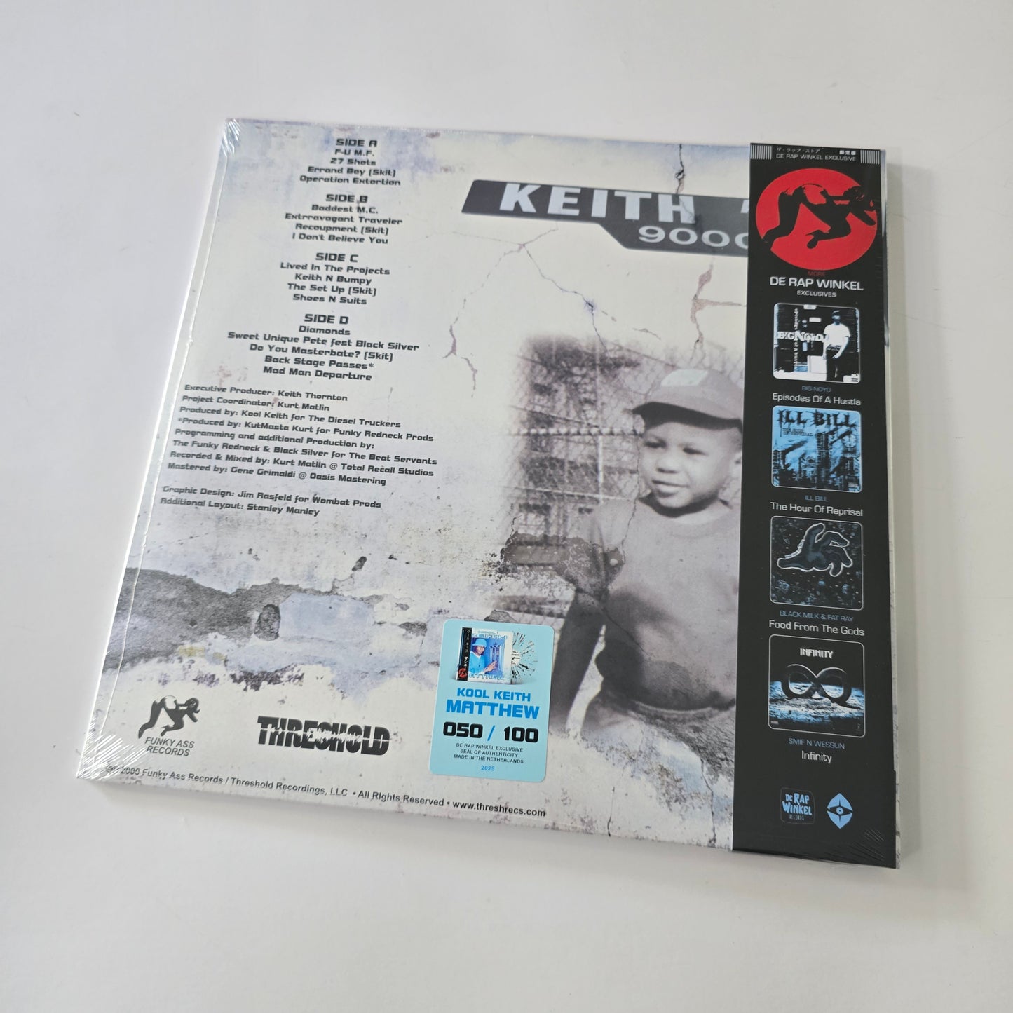KOOL KEITH - MATTHEW (SEALED) LIMITED EDITION SPLATTER, OBI VINYL -NEW!-