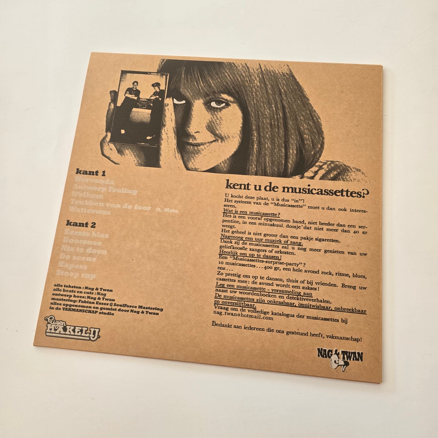 NAG & TWAN - GEEN HALF WERK VINYL -NEW!-
