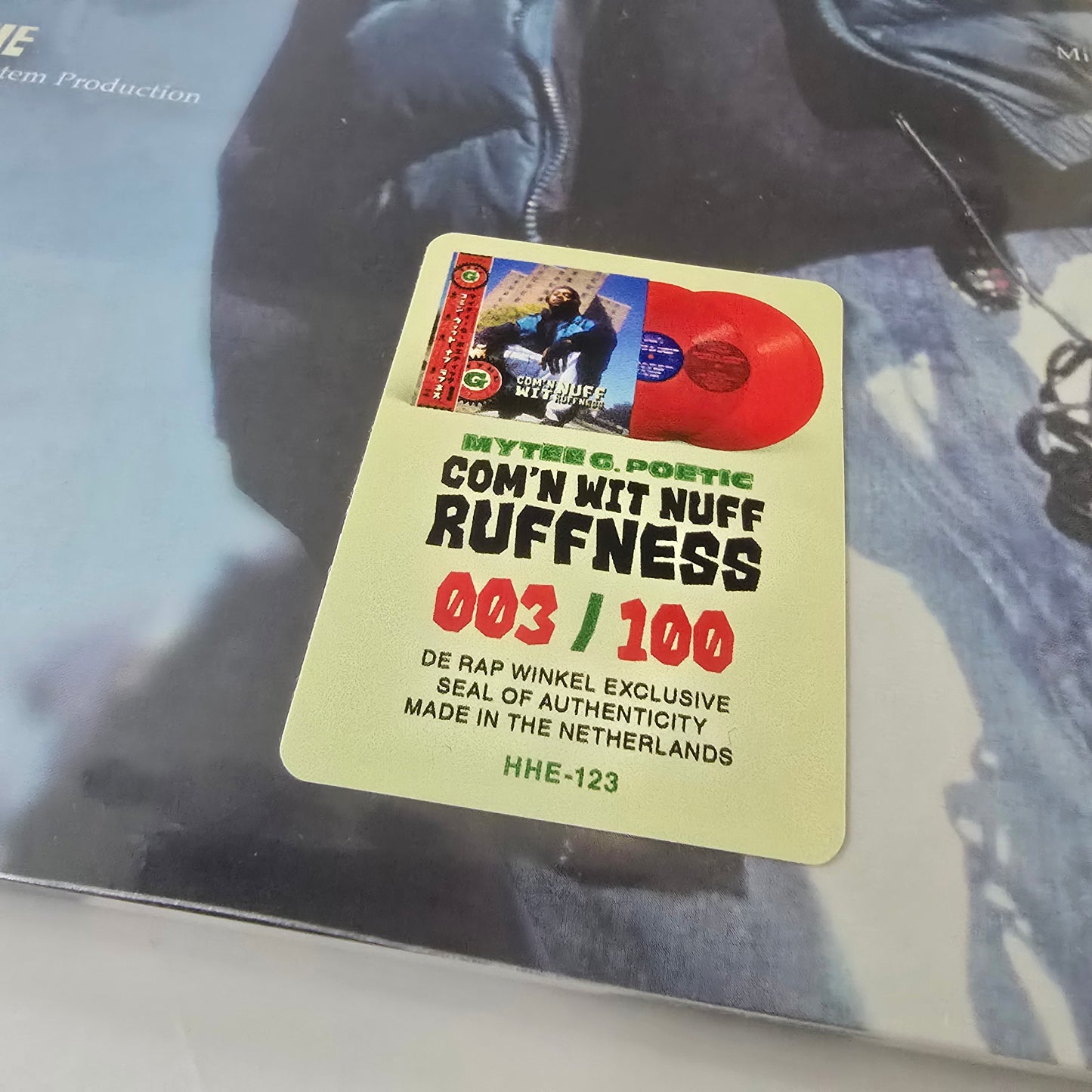 MYTEE G. POETIC - COM'N WIT NUFF RUFFNESS (SEALED) LIMITED EDITION RED COLORED VINYL 2XLP -NEW!-