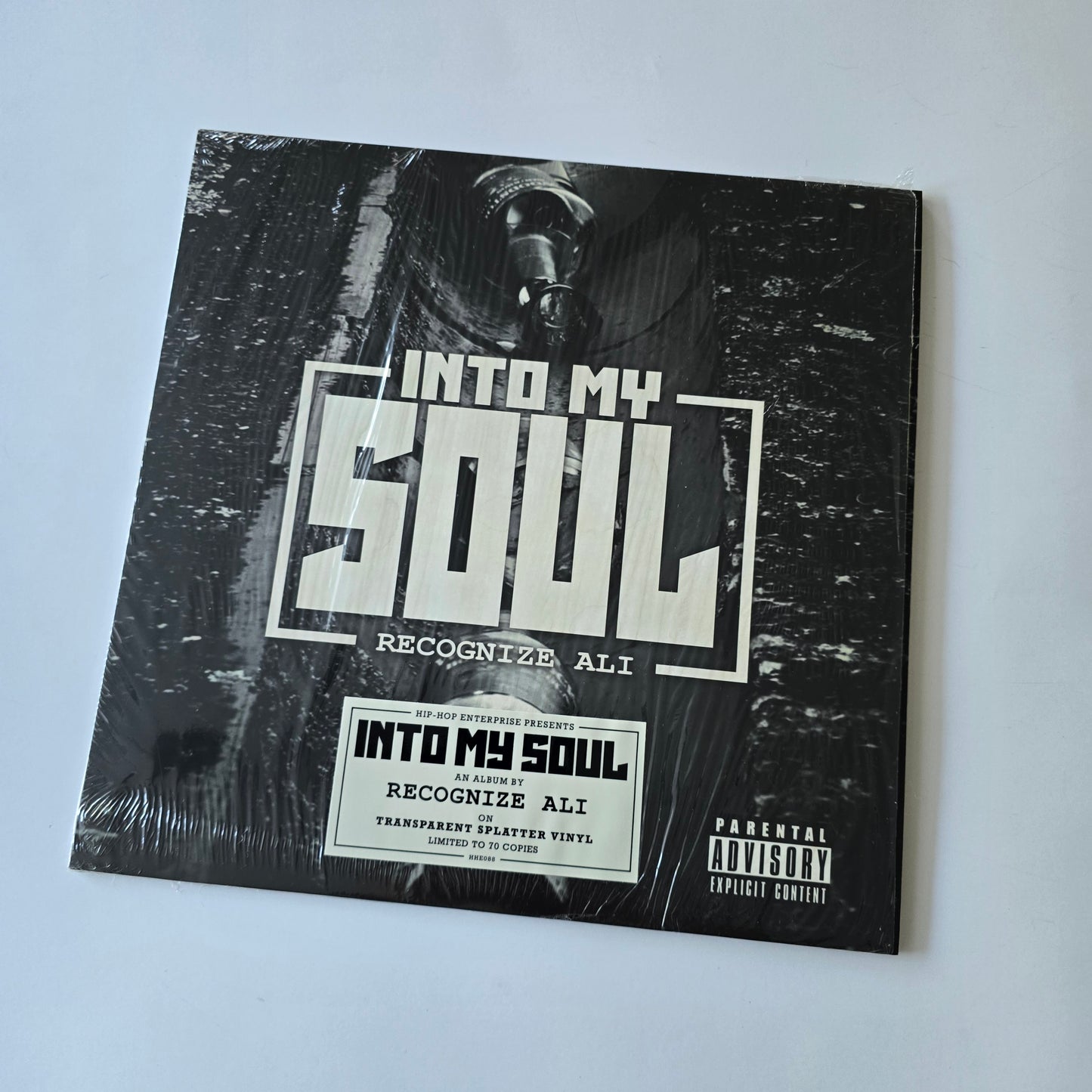 RECOGNIZE ALI - INTO MY SOUL, LIMITED EDITION SPLATTER VINYL -LIKE NEW!-