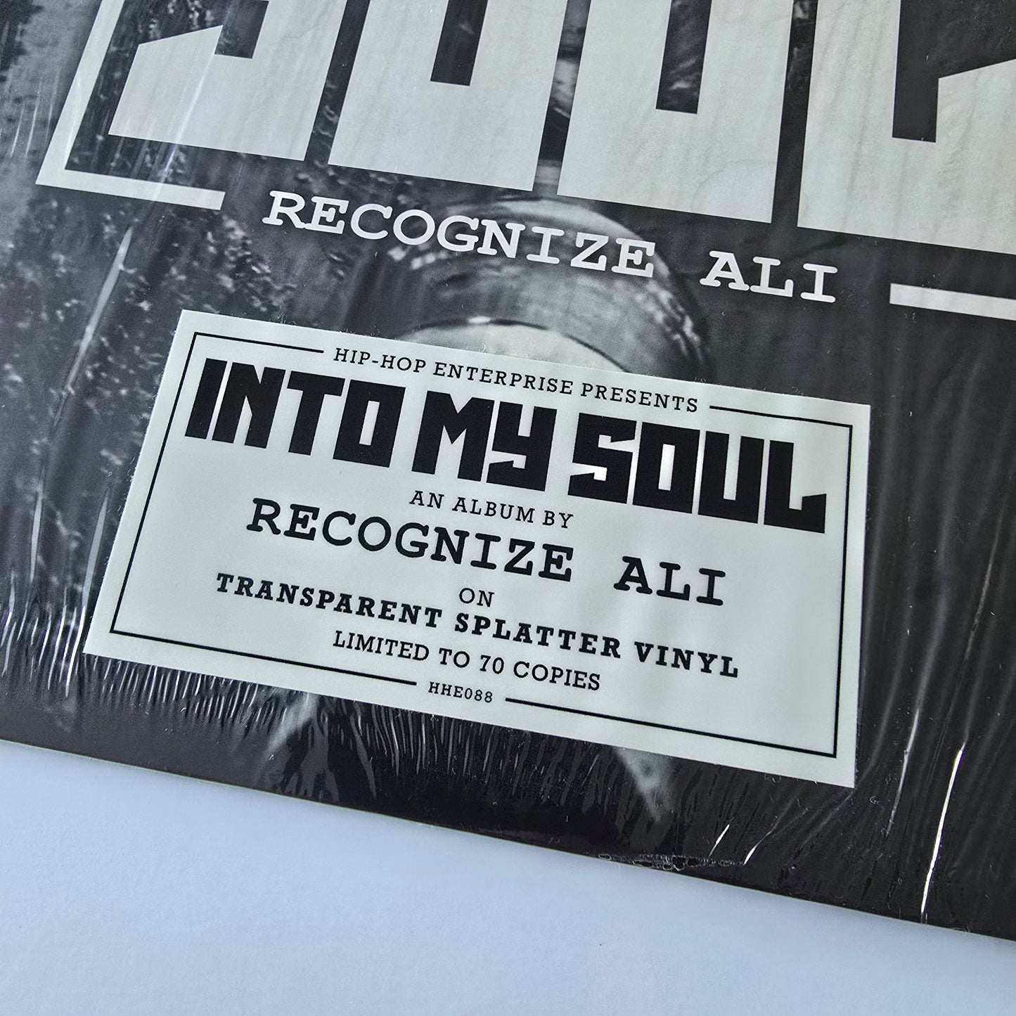 RECOGNIZE ALI - INTO MY SOUL, LIMITED EDITION SPLATTER VINYL -LIKE NEW!-