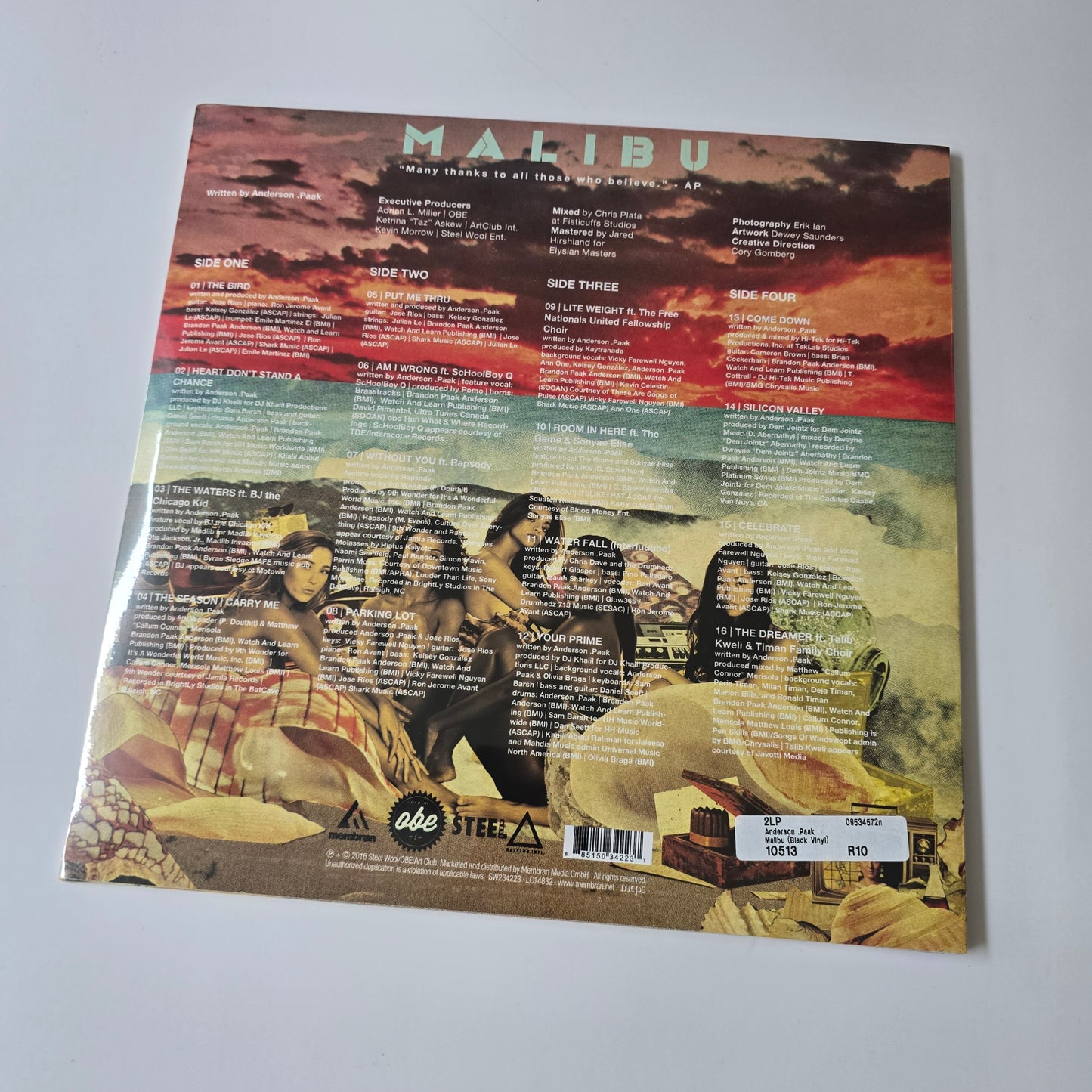 ANDERSON PAAK - MALIBU (SEALED) VINYL 2XLP -NEW!-