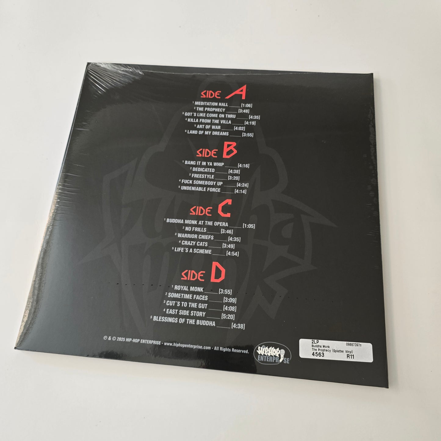 BUDDHA MONK - THE PROPHECY, SPLATTER VINYL (SEALED) 2XLP GATEFOLD -NEW!-