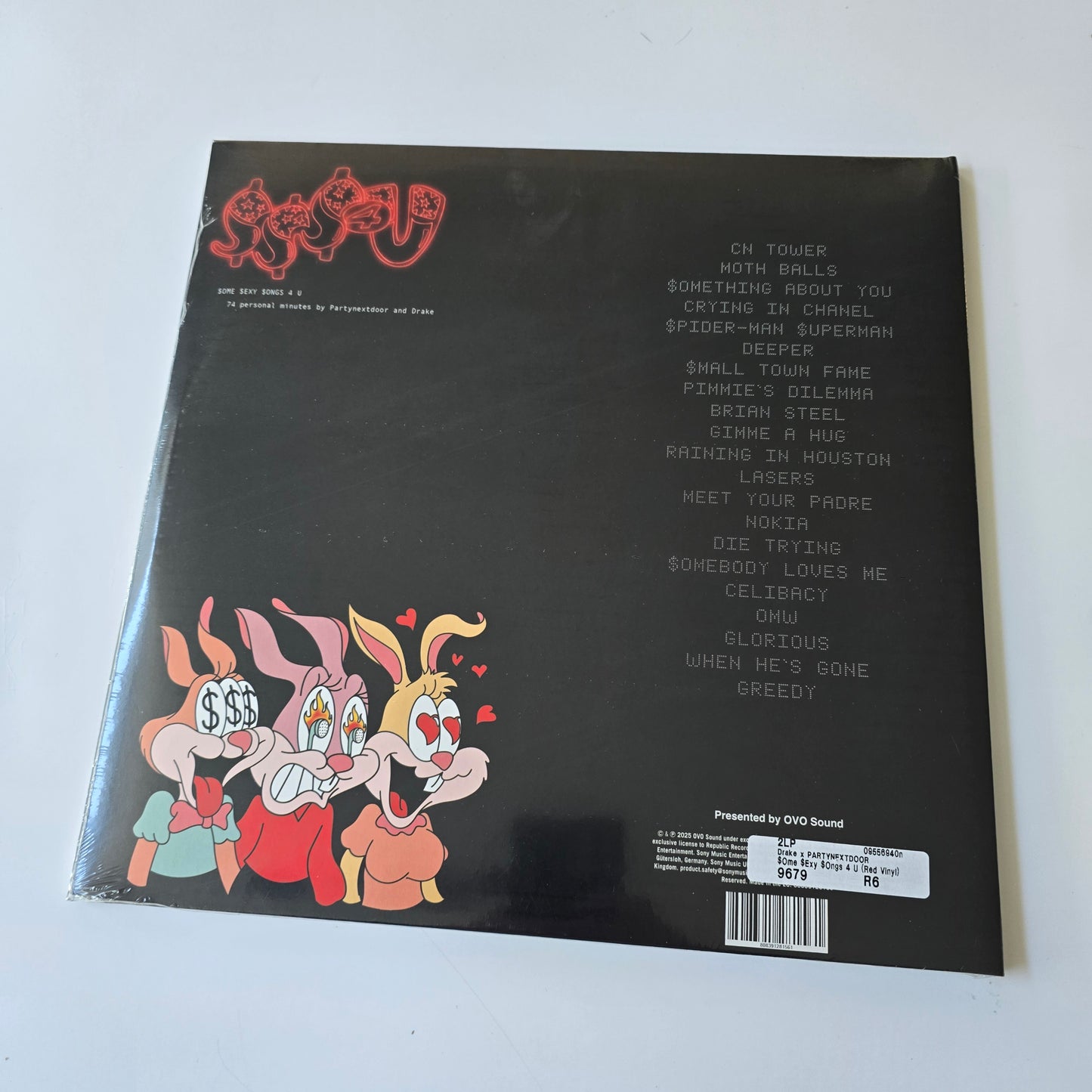 DRAKE & PARTYNEXTDOOR - $OME $EXY $ONGS FOR 4 (SEALED) RED COLORED VINYL -NEW!-