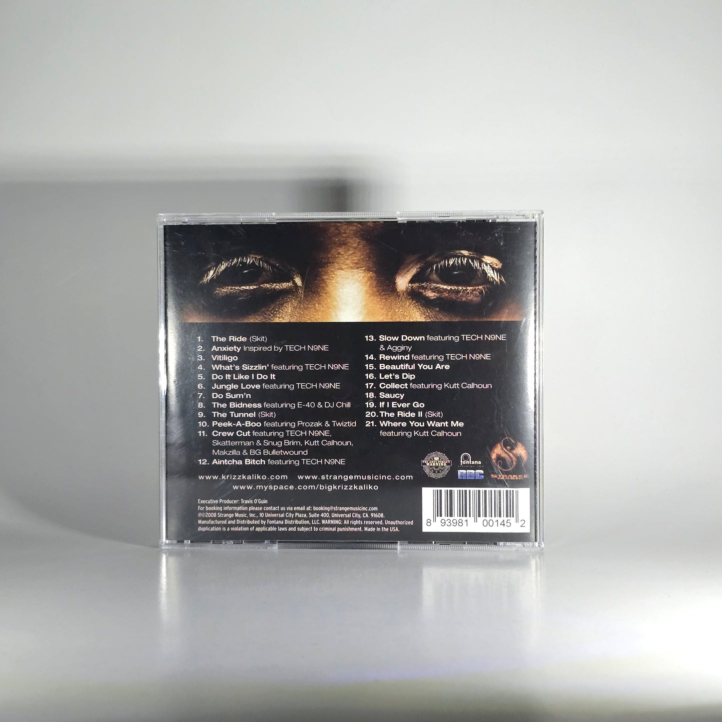 KRIZZ KALIKO - VITILIGO CD -PRE OWNED!-