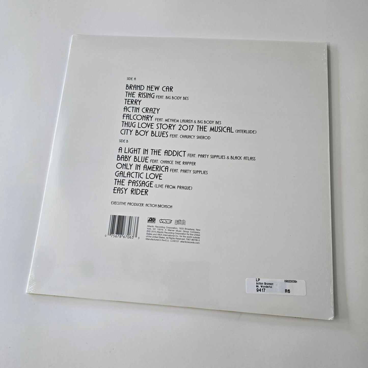 ACTION BRONSON - MR. WONDERFUL (SEALED) VINYL -NEW!-