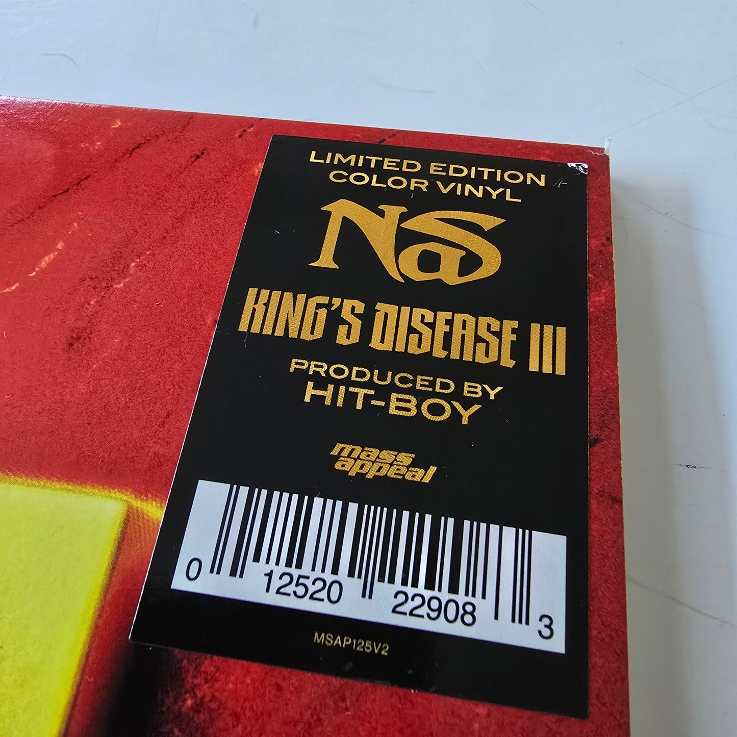 NAS - KING'S DESEASE 3, LIMITED EDITION RED & BLACK STRIPED VINYL 2XLP -LIKE NEW!-