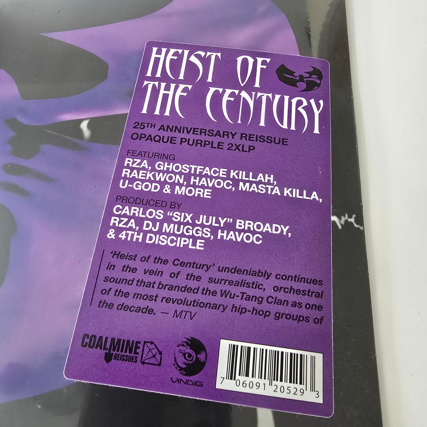 LA THE DARKMAN - HEIST OF THE CENTURY, OPAQUE PURPLE VINYL (SEALED) 2XLP -NEW!-