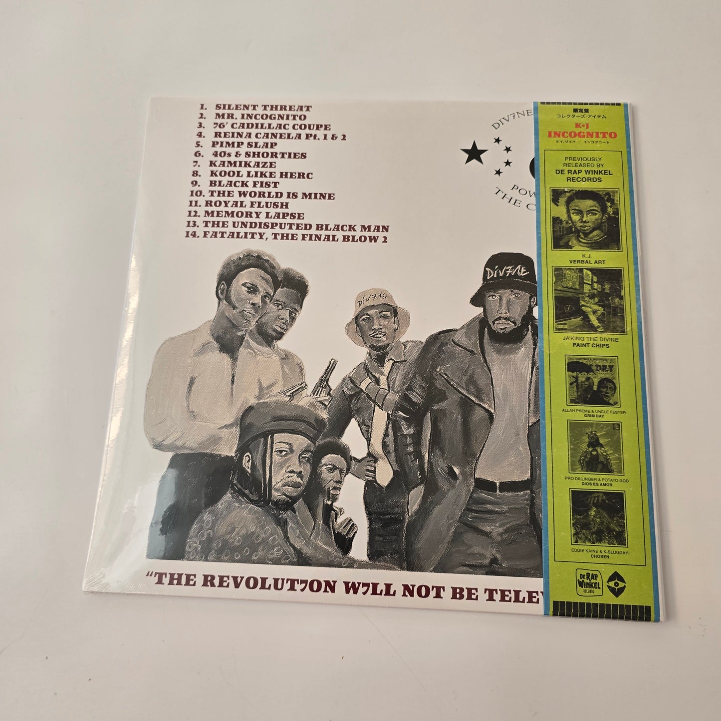 K.J. - INCOGNITO (SEALED) LIMITED EDITION SPLATTER VINYL -NEW!-