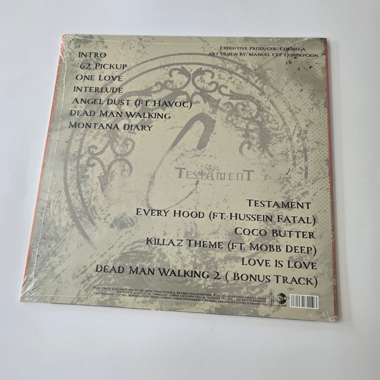 CORMEGA - THE TESTAMENT (SEALED) VINYL -NEW!-