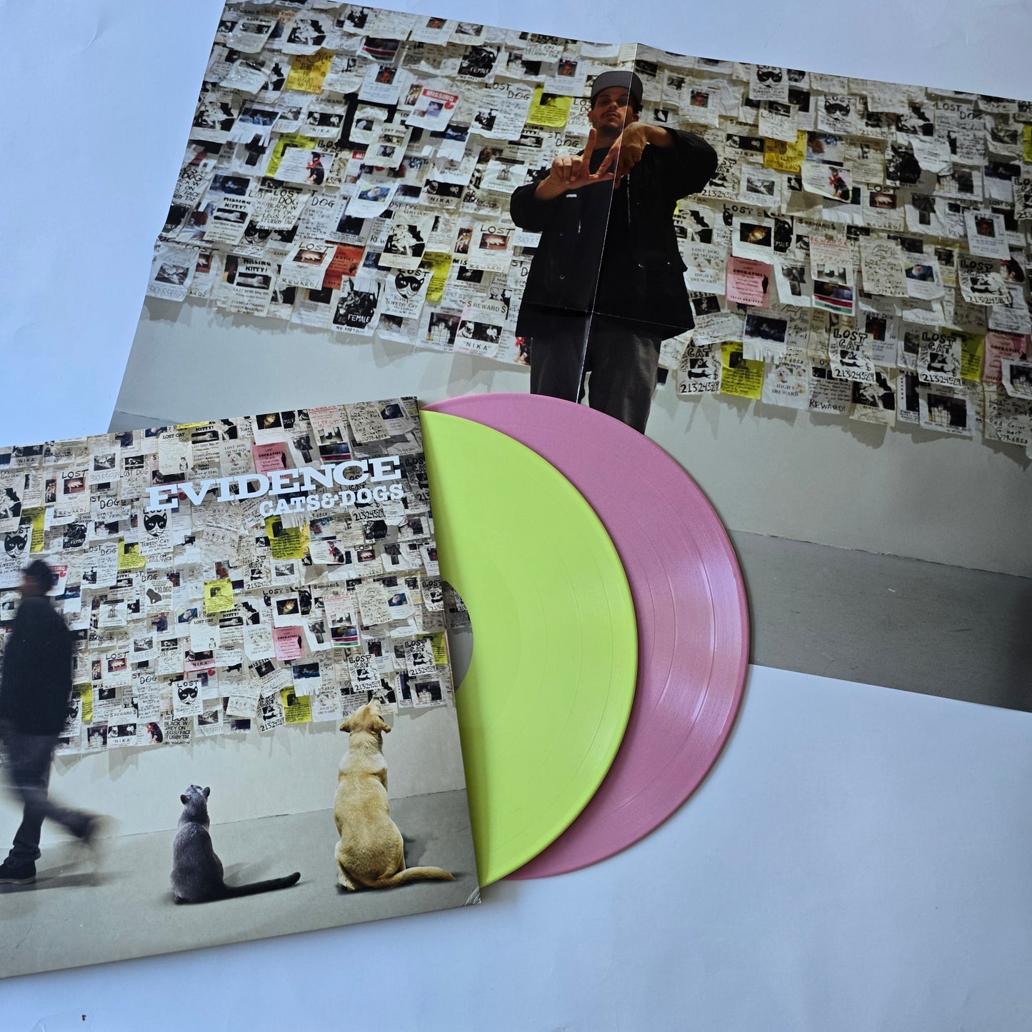 EVIDENCE - CATS & DOGS, COLORED VINYL 2XLP -LIKE NEW!-