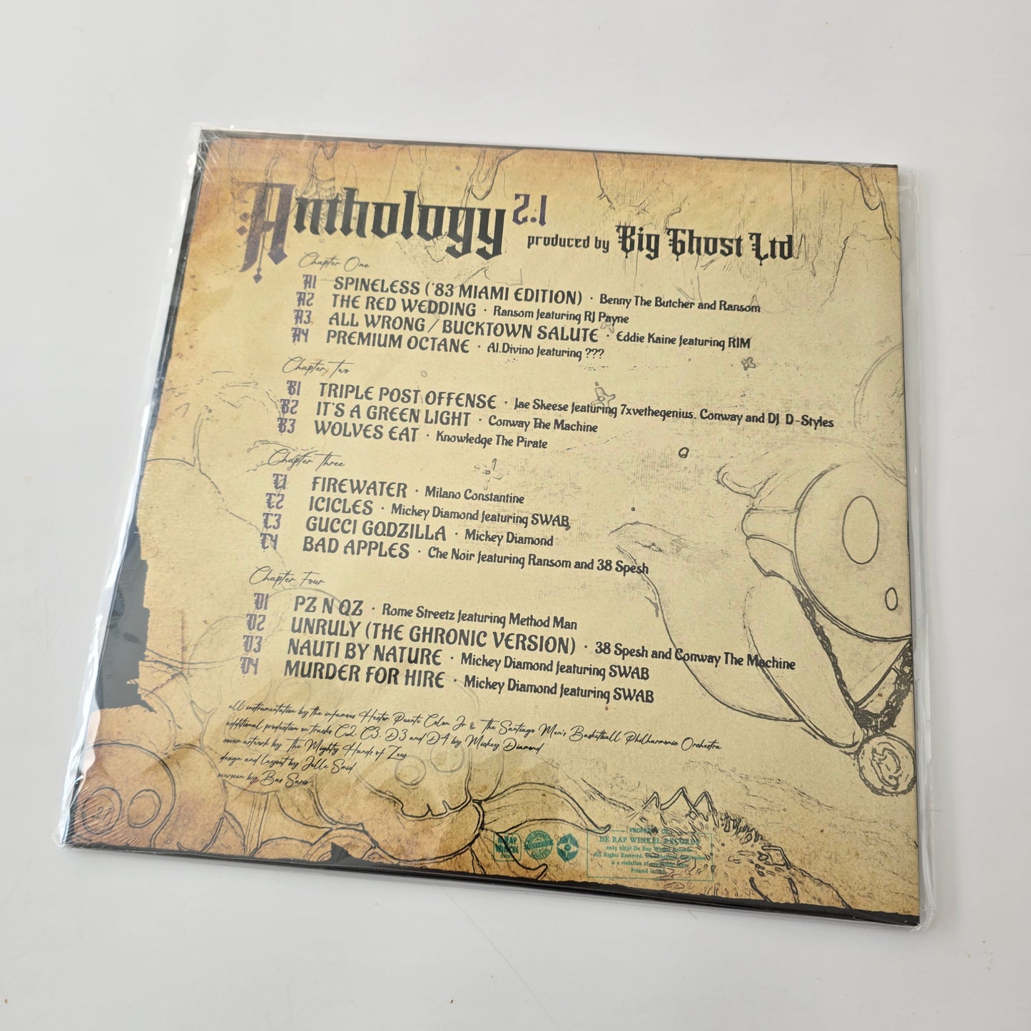 BIG GHOST LTD - GHOST ANTHOLOGY 2.1 & 2.1 (SEALED) VINYL PACK -NEW!-