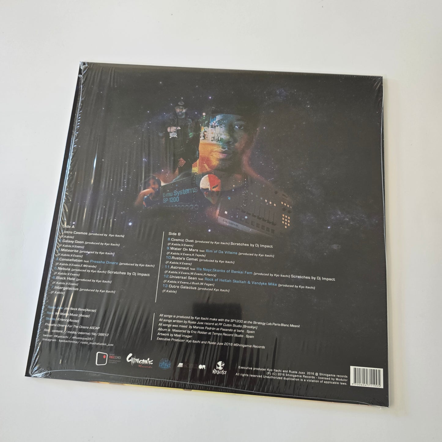 RUSTE JUXX X KYO ITACHU - METEORITE GREY COLORED VINYL -PRE OWNED-