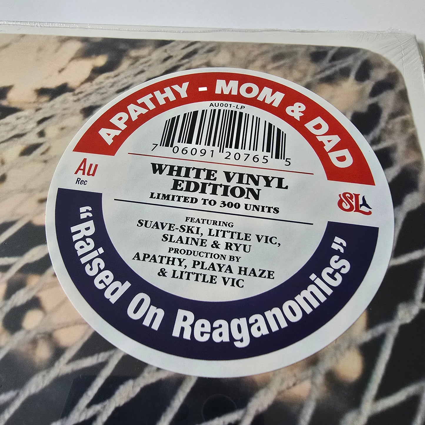 APATHY - MOM & DAD LIMITED EDITION WHITE VINYL -NEW!-
