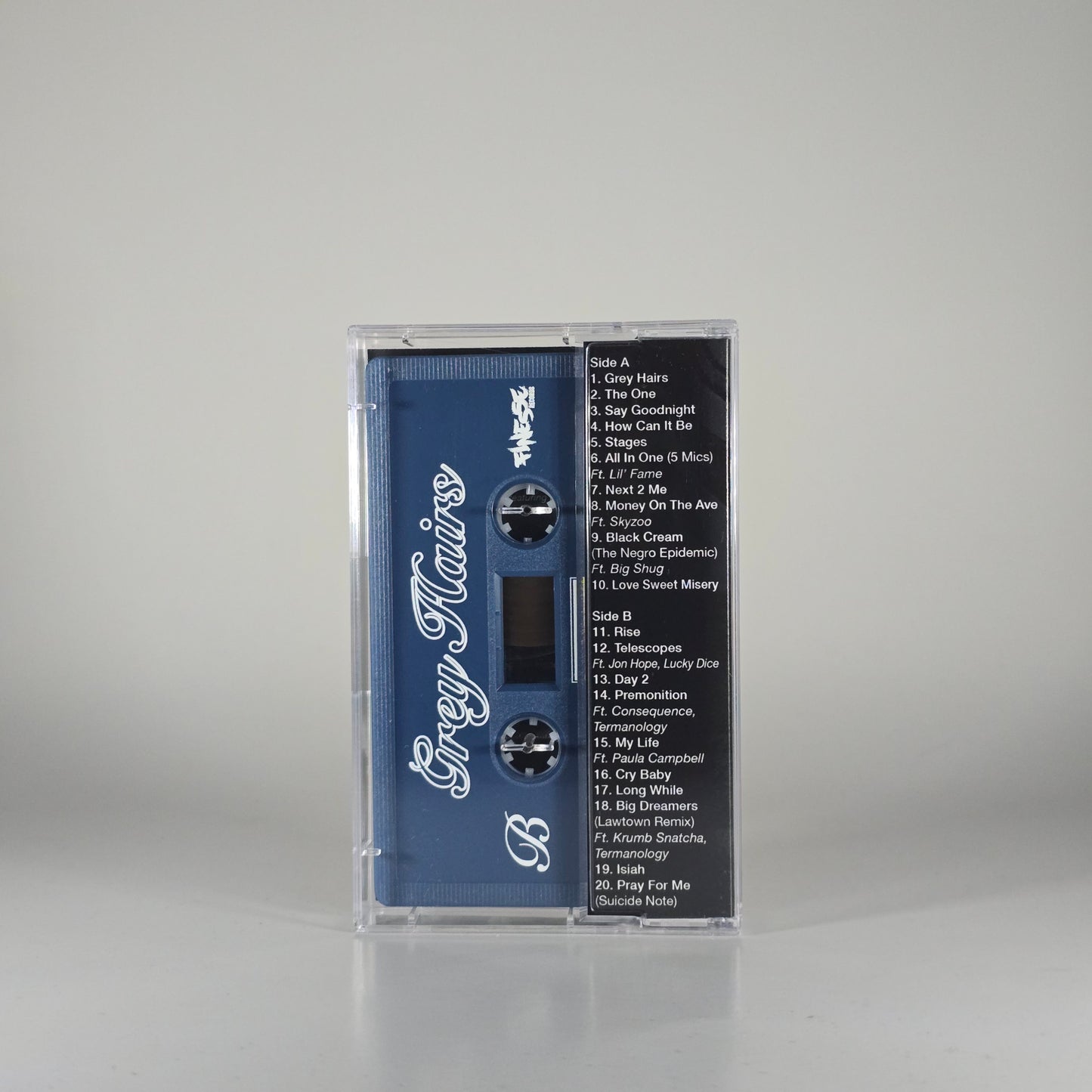 REKS - GREY HAIRS LIMITED EDITION CASSETTE, 4 DIFFERENT COLORS