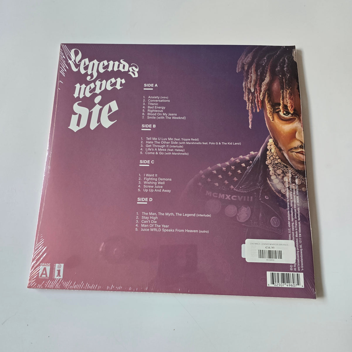 JUICE WRLD - LEGENDS NEVER DIE (SEALED) VINYL -NEW!-
