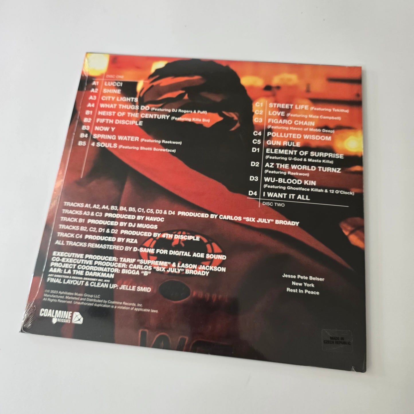 LA THE DARKMAN - HEIST OF THE CENTURY, OPAQUE PURPLE VINYL (SEALED) 2XLP -NEW!-