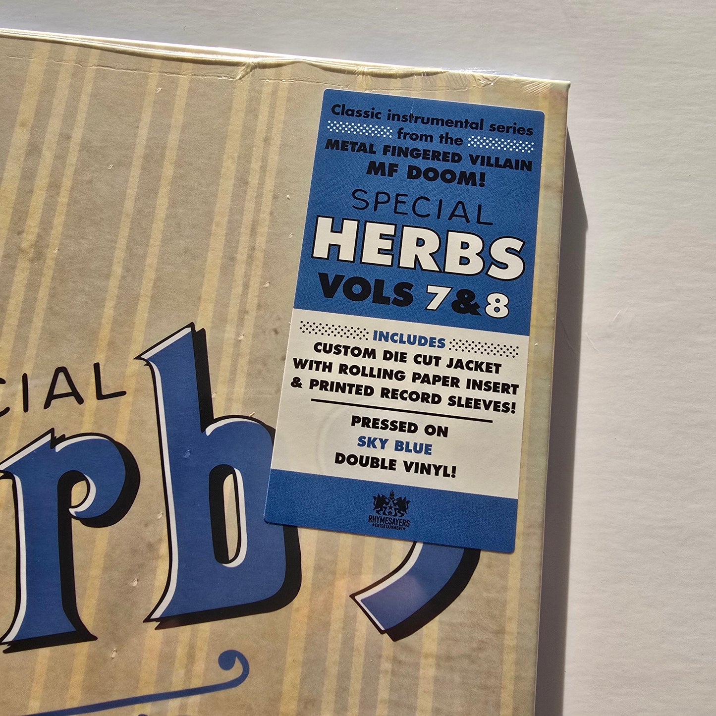 MF DOOM - METAL FINGERS PRESENTS: SPECIAL HERBS VOLS 7 & 8 (SEALED) VINYL -NEW!-