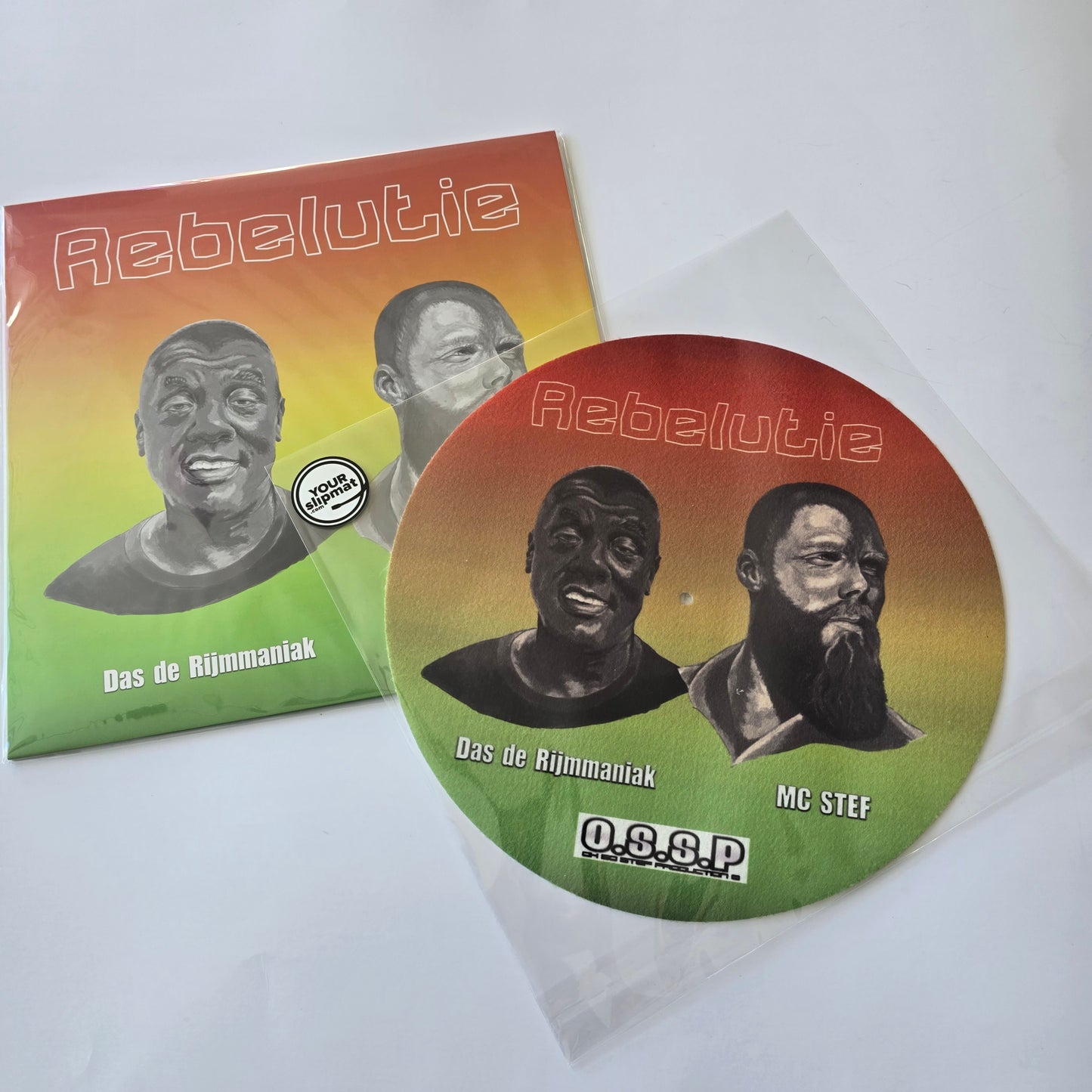 MC STEF & DAS DE RIJMMANIAK - REBELUTIE VINYL -NEW!-